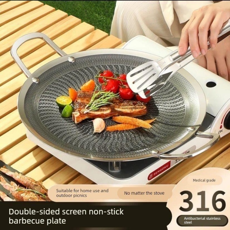 Outdoor Hunting Kitchen - 316 roestvrijstalen multifunctionele kook- en BBQ-grillpan