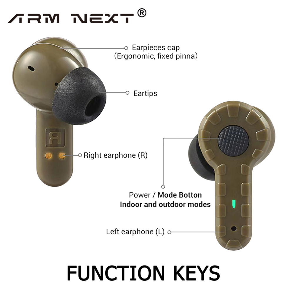 Shooting Ear Muff - ARM NEXT tactische headset anti-geluid oordopjes