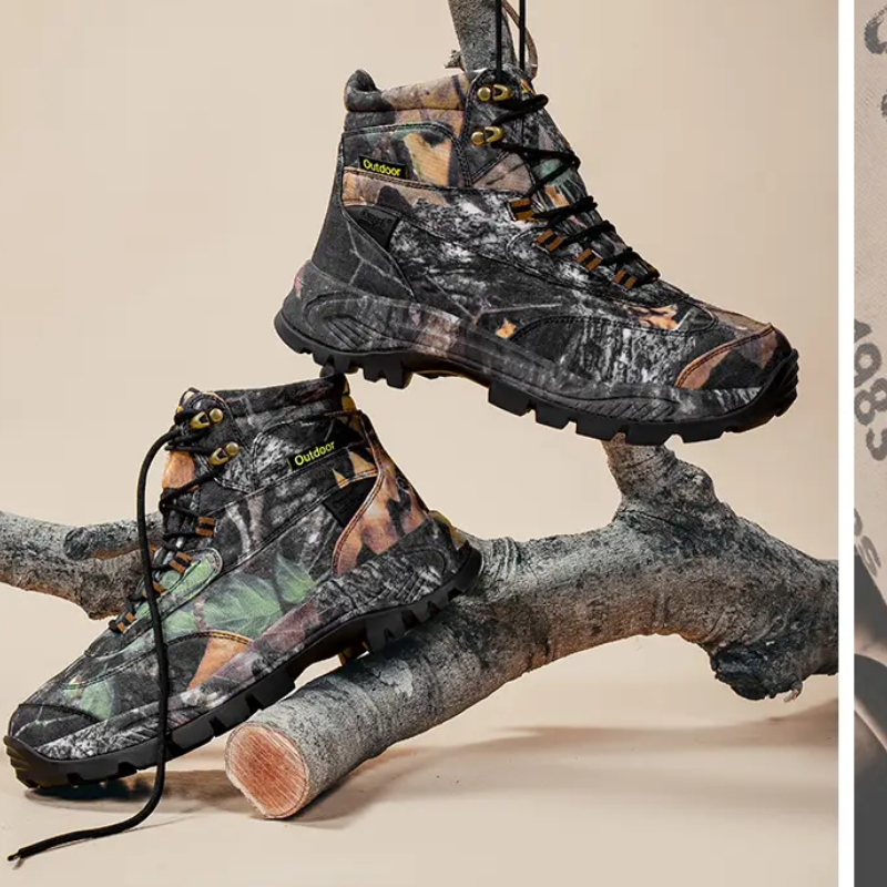 Hunting Outdoor Boots - Hoge camouflage jachtlaarzen voor heren, ademende