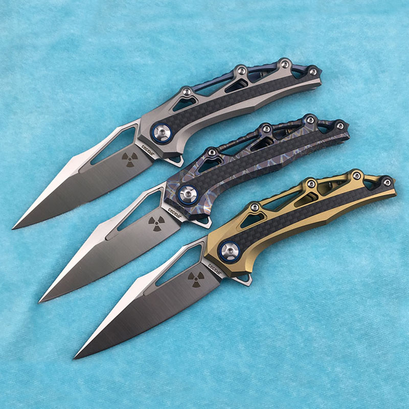 Hunting Camp Outdoor Kitchen - LEMIFSHE JK9393Ti Real M390 Blade Titanium