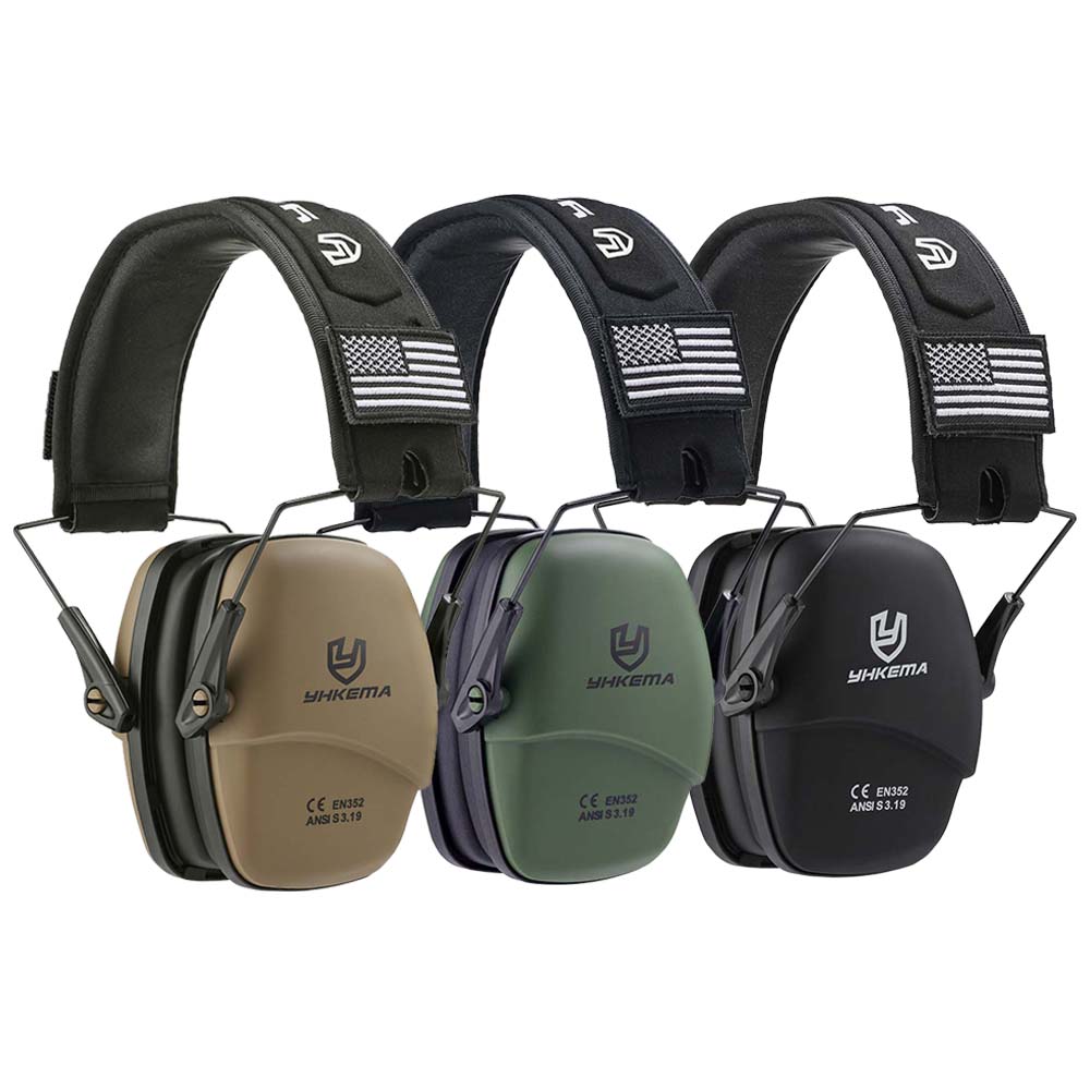 Shooting Ear Muff - YHKEMA Tactische Headset Gehoorbescherming Schieten Koptelefoon