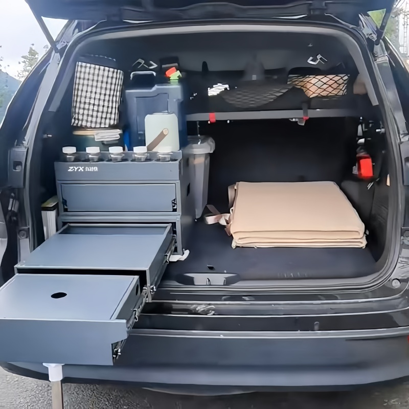 Outdoor Hunting Kitchen - Campingkeuken opbergbox, uitklapbare keukenbox voor overland