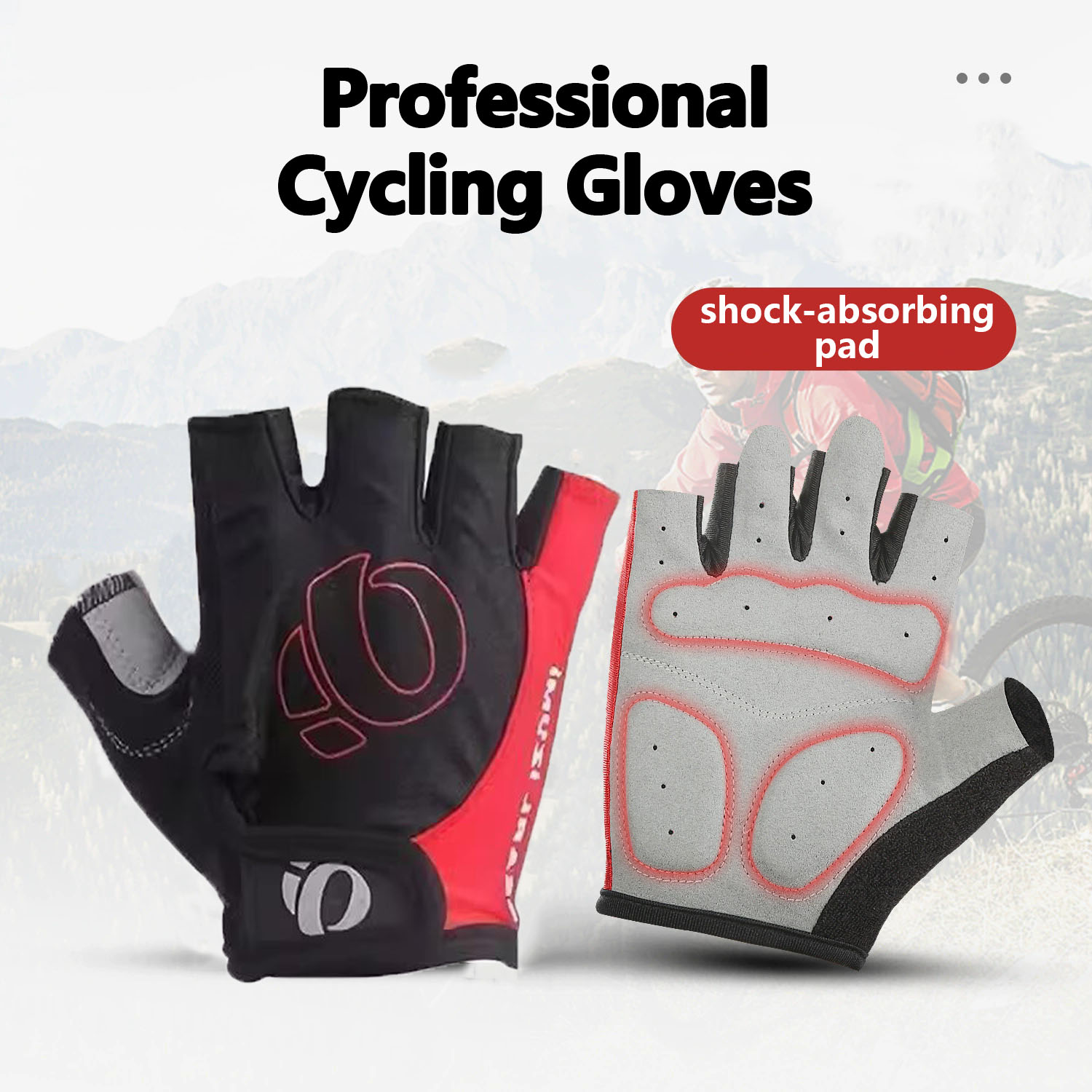 Outdoor Hunting Gloves - Outdoor fietsen Schokabsorberende halfvingerige handschoenen voor