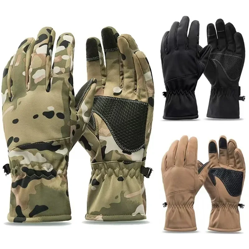 Outdoor Hunting Gloves - Heren Dames Wintertactiekhandschoenen Outdoor Camo Verdikte