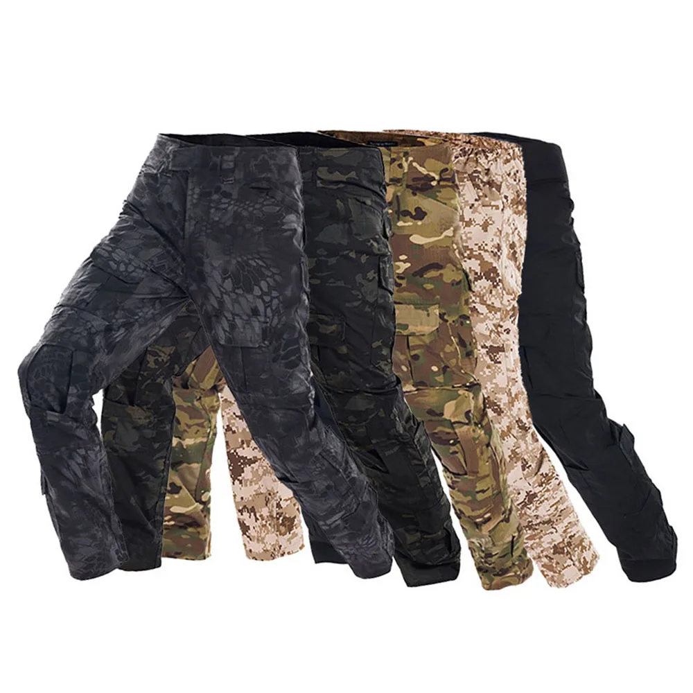 Outdoor Hunting Trousers - Heren Tactische Sportbroek Camo Werkkleding Cargobroek