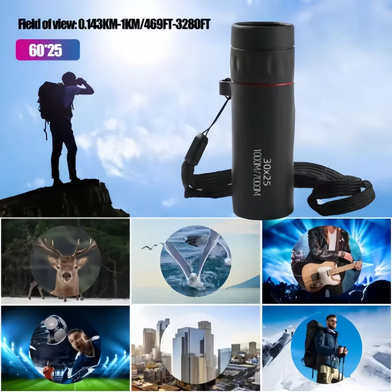2000x25 hoge monoculaire teles - Outdoor Hunting Products recensie en prijs