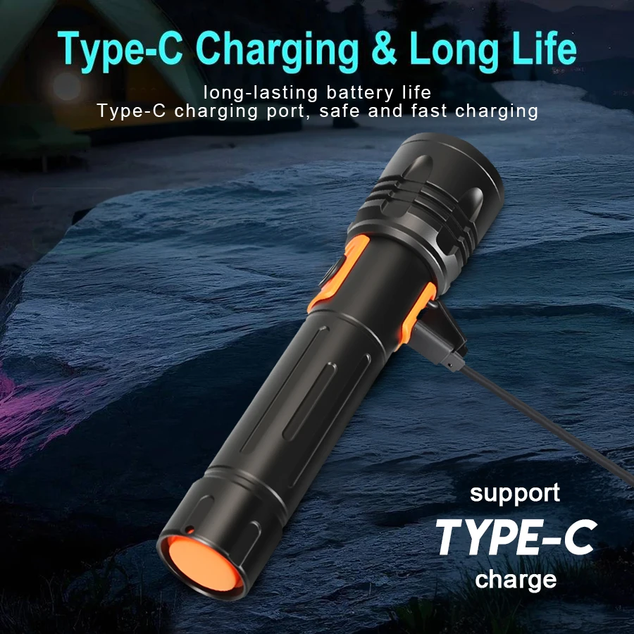Krachtige LED-zaklamp Oplaadba - Tactical Flashlight Rechargeable recensie en prijs