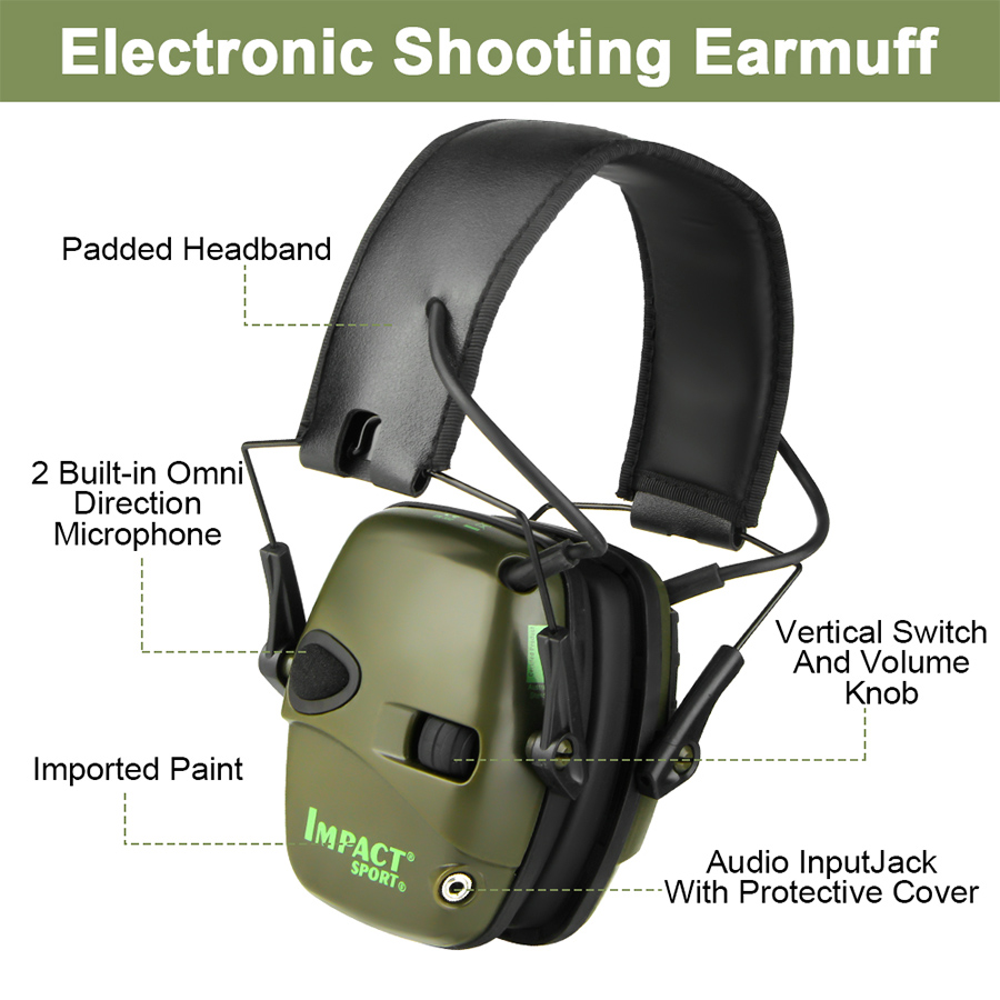 Oorbeschermers Actieve hoofdte - Shooting Ear Muff recensie en prijs