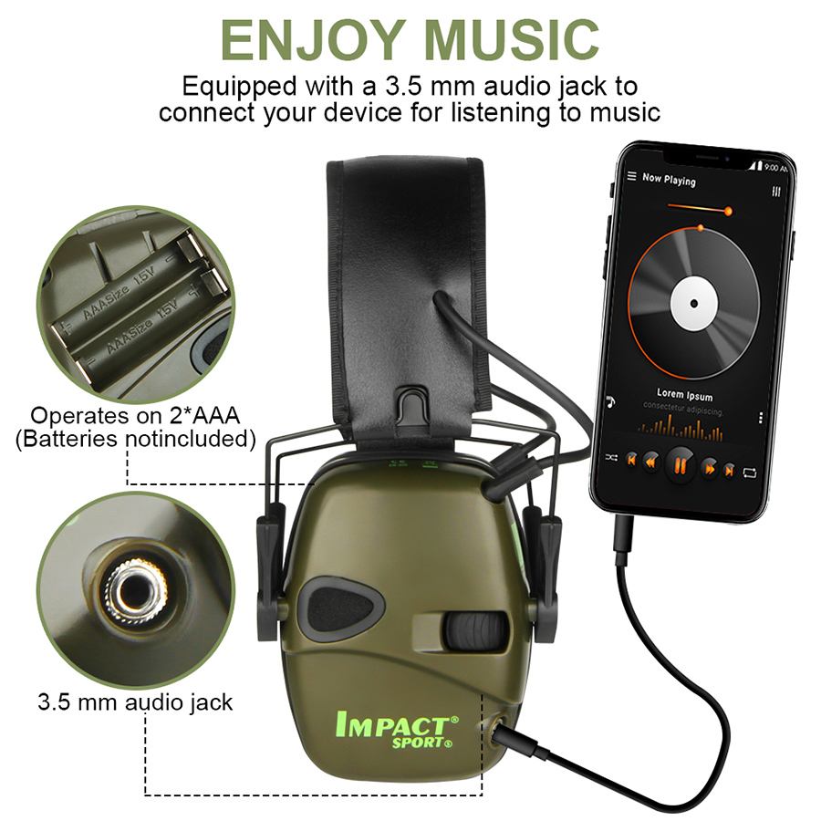 Oorbeschermers Actieve hoofdte - Shooting Ear Muff recensie en prijs