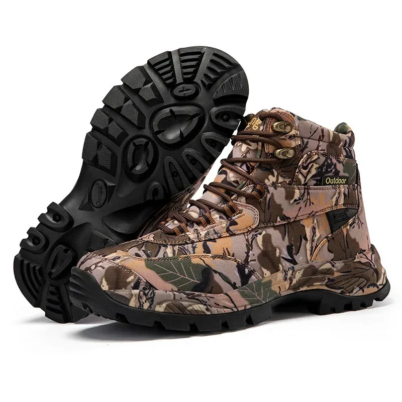 Hoge camouflage jachtlaarzen v - Hunting Outdoor Boots recensie en prijs