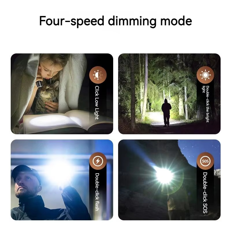 1200LM EDC Handheld Zaklamp, U - Tactical Flashlight Rechargeable recensie en prijs