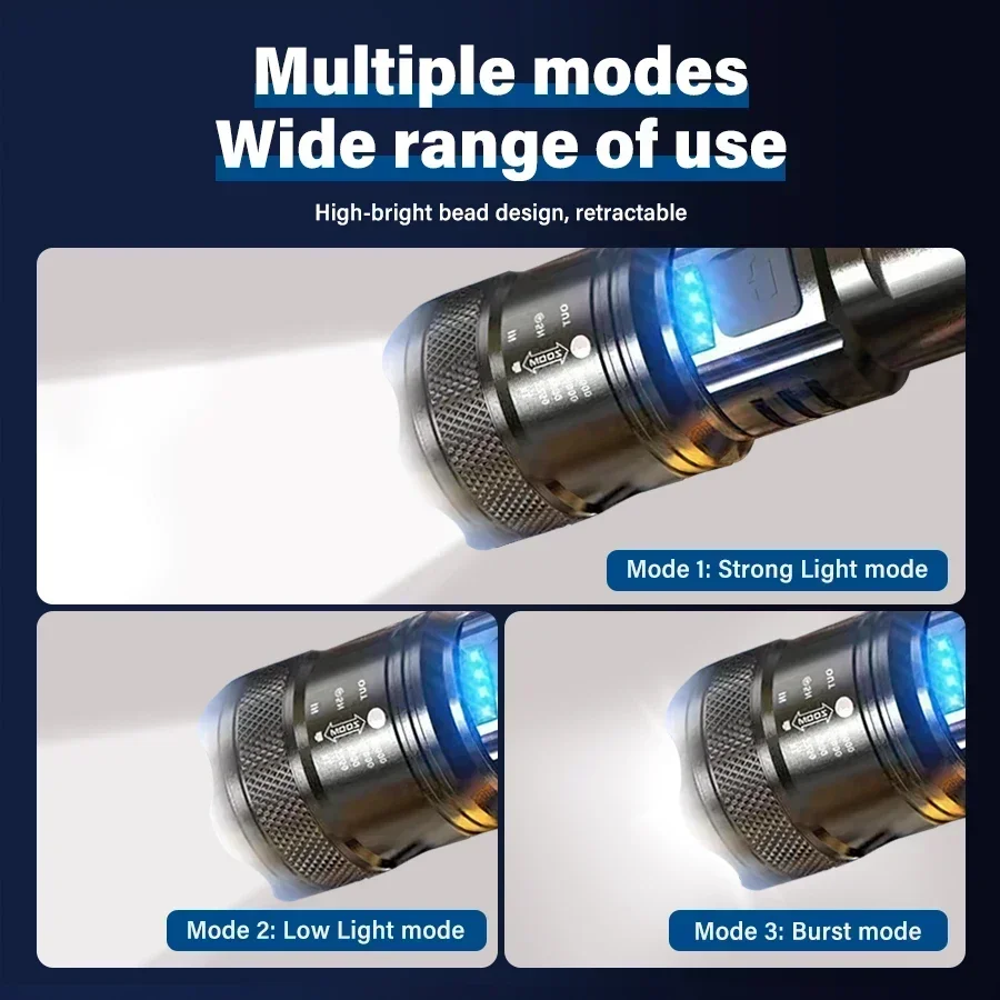 Ultraheldere LED-zaklamp Type- - Tactical Flashlight Rechargeable recensie en prijs