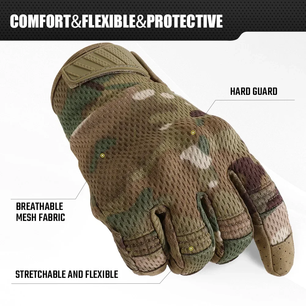 Camo Touchscreen Tactische Han - Outdoor Hunting Gloves recensie en prijs