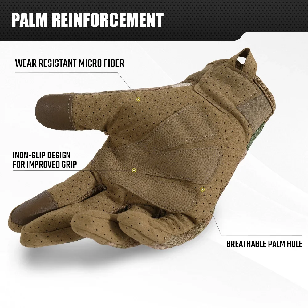 Camo Touchscreen Tactische Han - Outdoor Hunting Gloves recensie en prijs