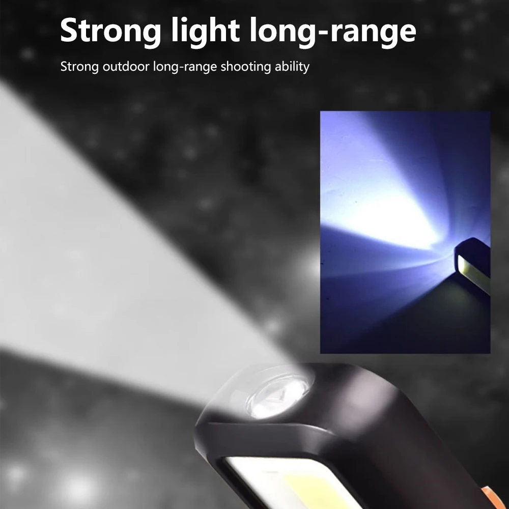 Krachtige COB LED-werklamp Aut - Tactical Flashlight Rechargeable recensie en prijs