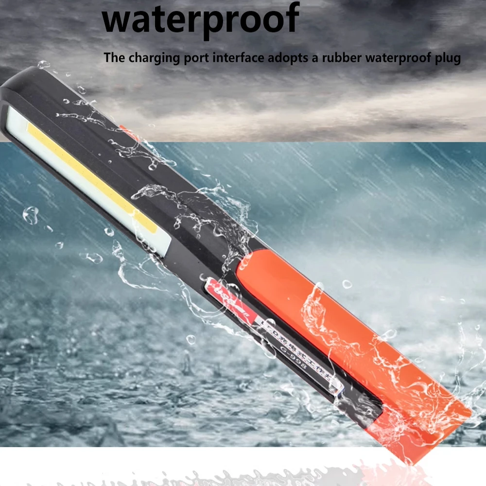Krachtige COB LED-werklamp Aut - Tactical Flashlight Rechargeable recensie en prijs