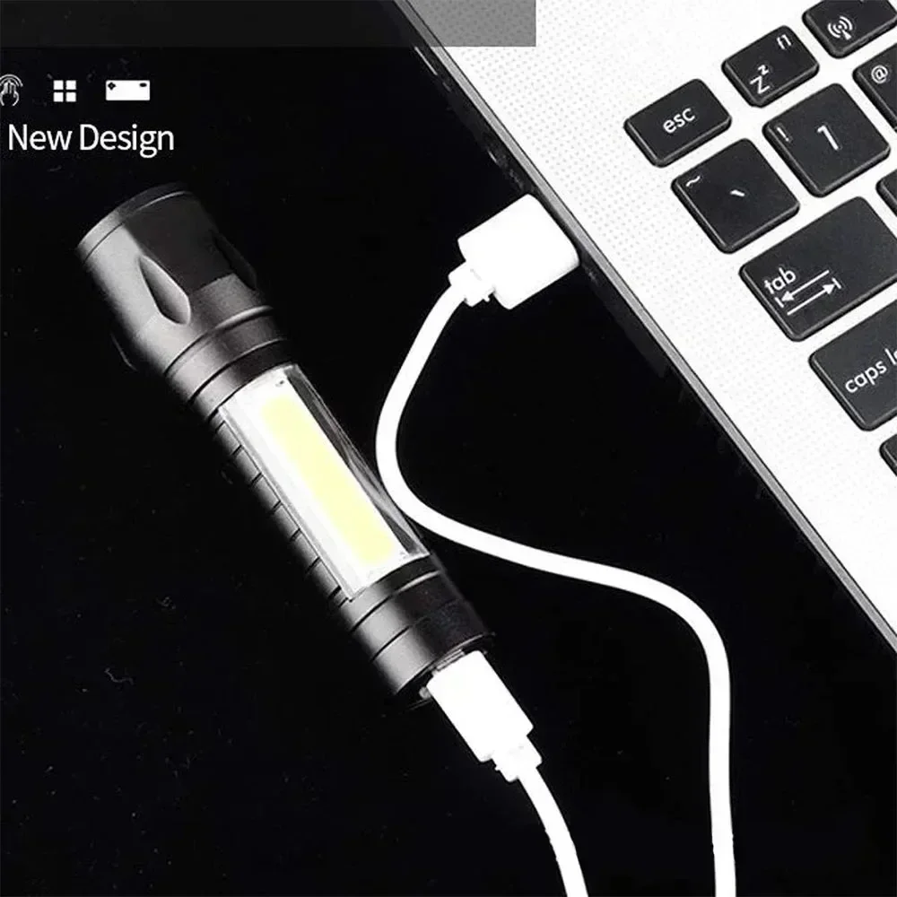 Draagbare COB + LED Campinglam - Tactical Flashlight Rechargeable recensie en prijs