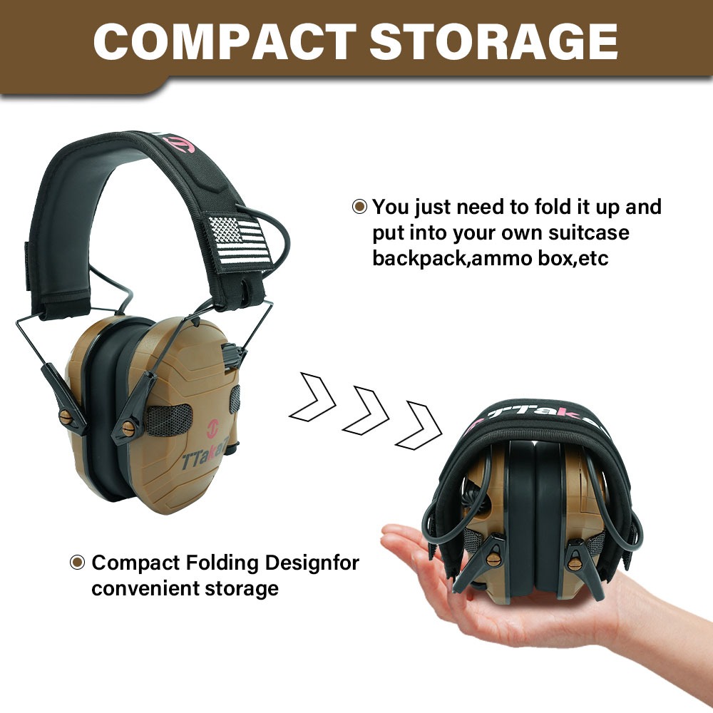 Nieuwe W1/W3 opvouwbare elektr - Shooting Ear Muff recensie en prijs