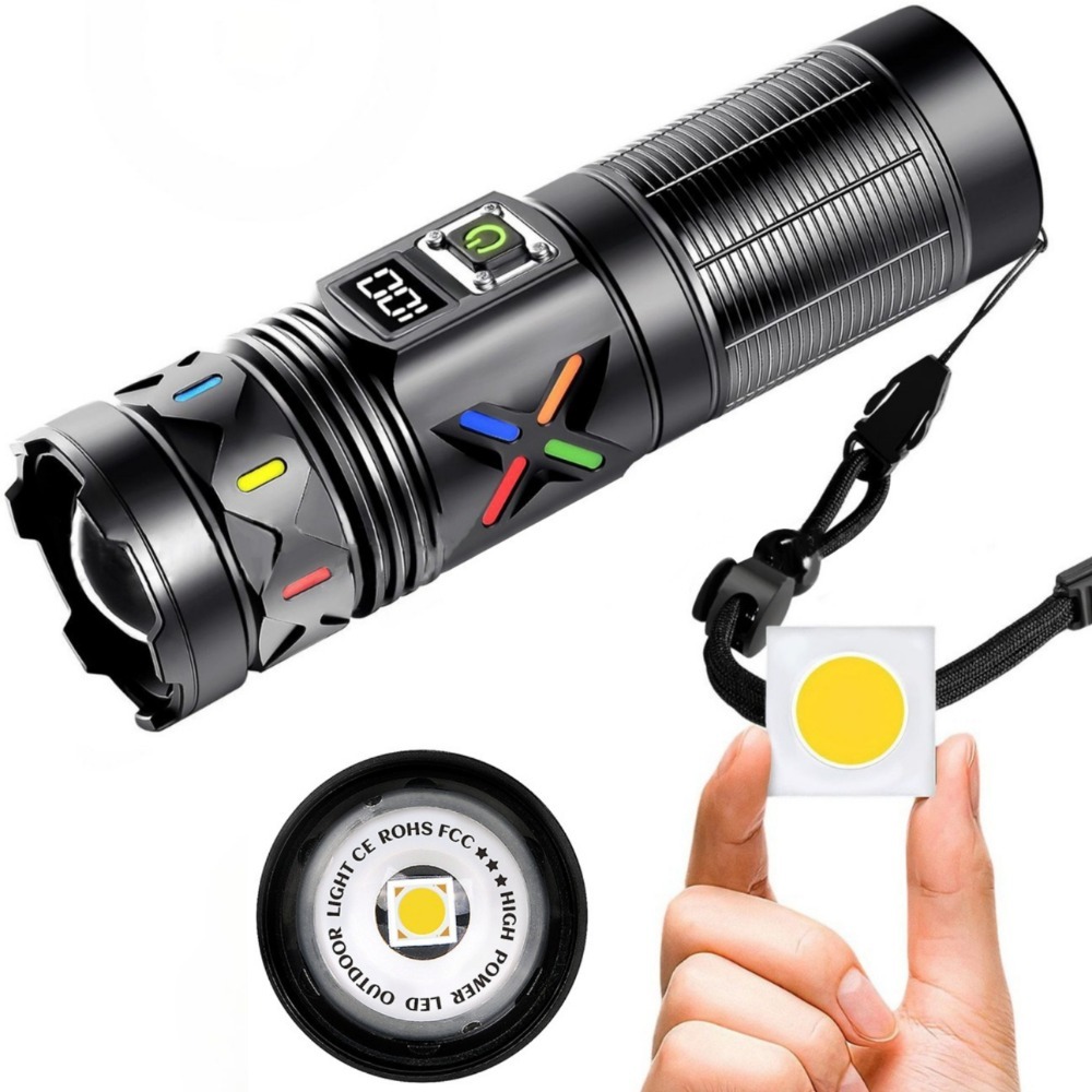 Krachtige LED-zaklamp Telescop - Tactical Flashlight Rechargeable recensie en prijs